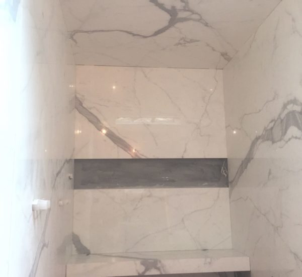 Large format porcelain slabs
